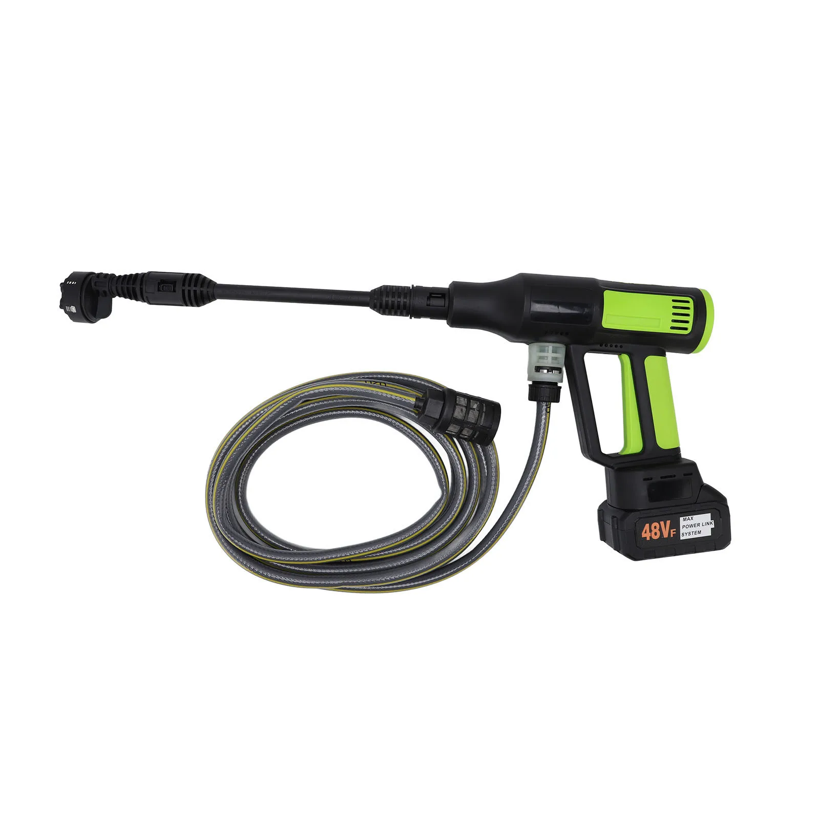 

Cordless Power Washer Battery Powered 4825 Brushless Motor 1000PSI Cordless Power Washer 20000r/min 380W 4 Speeds 21V for Yard