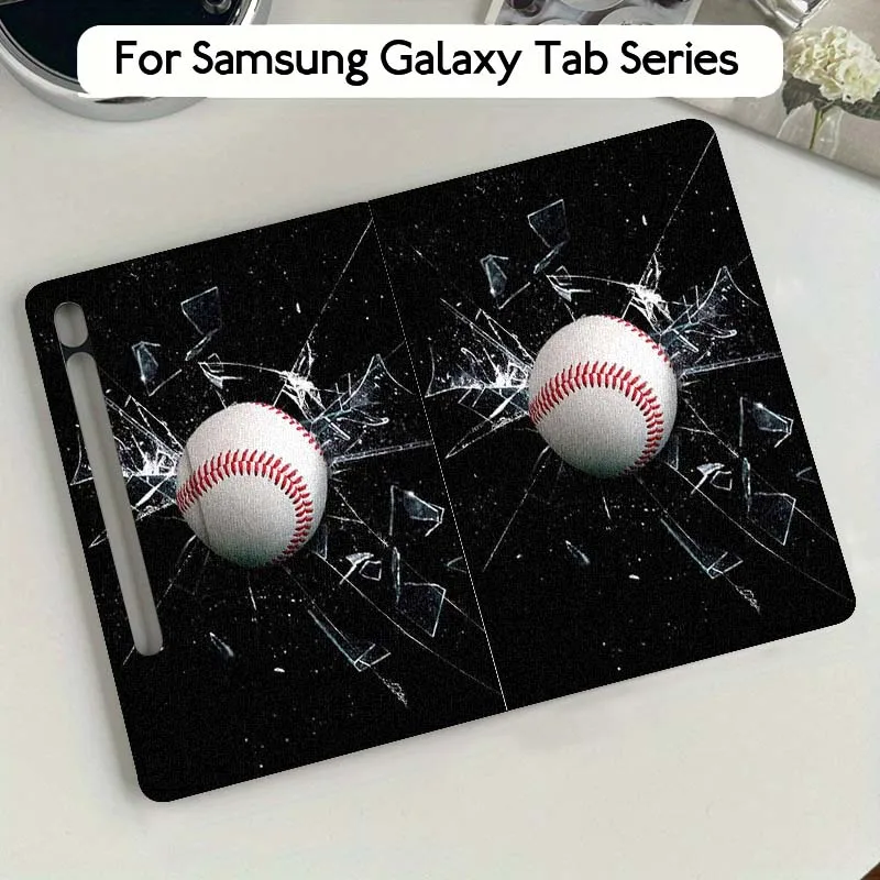 

Креативный чехол для планшета с бейсбольным дизайном, популярный среди пользователей Samsung Galaxy Tab S10, S9, S8, S7 FE Lite, мягкий, гибкий, с поддержкой, идеальный подарок