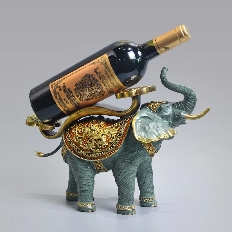 

DSA solid brass elephant figurine - elephant ornament for tv cabinet, wine cabinet decoration