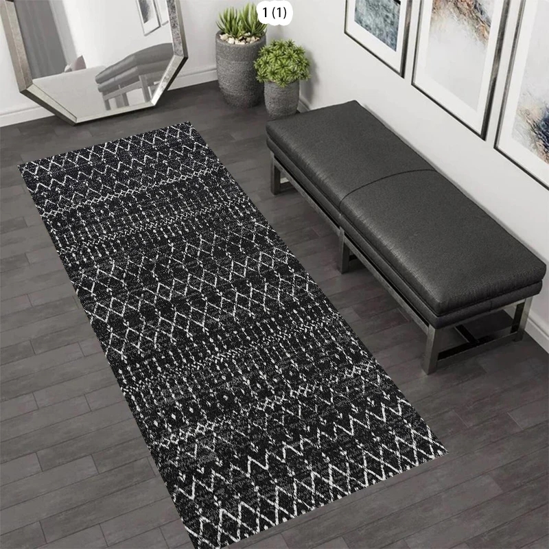 Modern Carpet Mat Rug Home Decoration Hexagon Honeycomb Pattern Area Rug Living Room Bedroom Geometric Style  Rug  Kitchen Rug