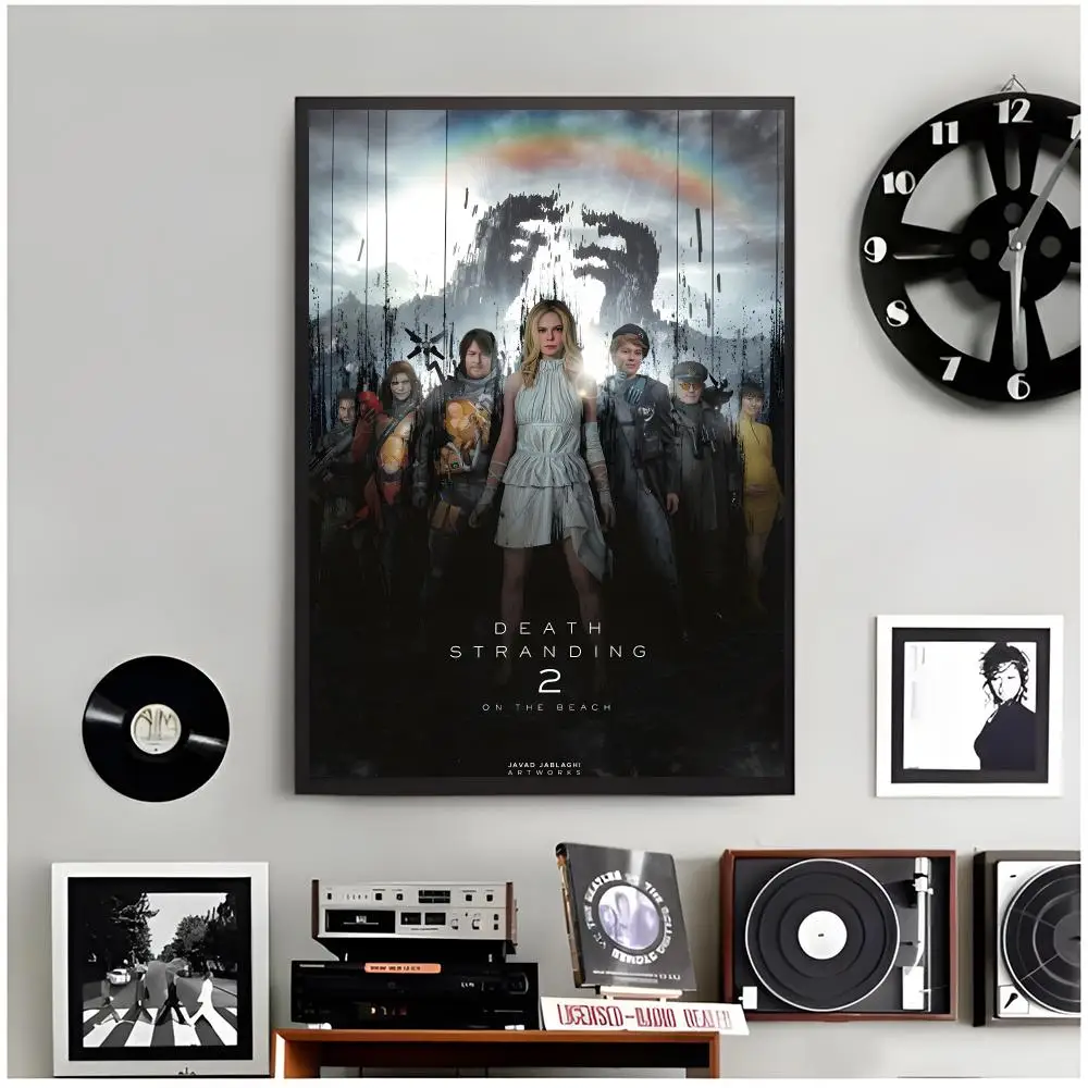 game adventure D-Death Stranding Poster Modern Wall Art Home Decor Living Room Decorative Print Unframed