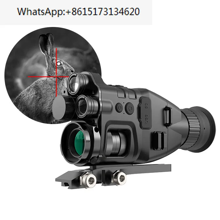 

1080P HD Night Vision Scope Dual IR Illuminated Henbaker CY789 NV Hunting Monocular Reticles with 21mm Mount