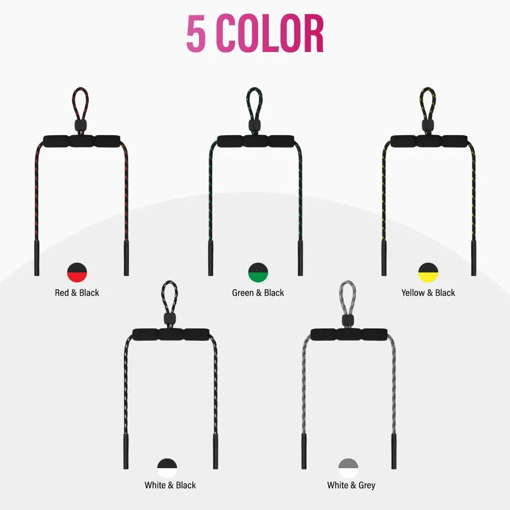 Adjustable Length Floating Glasses Strap Non-slip Design Floatable Design Sunglasses Lanyard Wear-resistant Polyester Foam