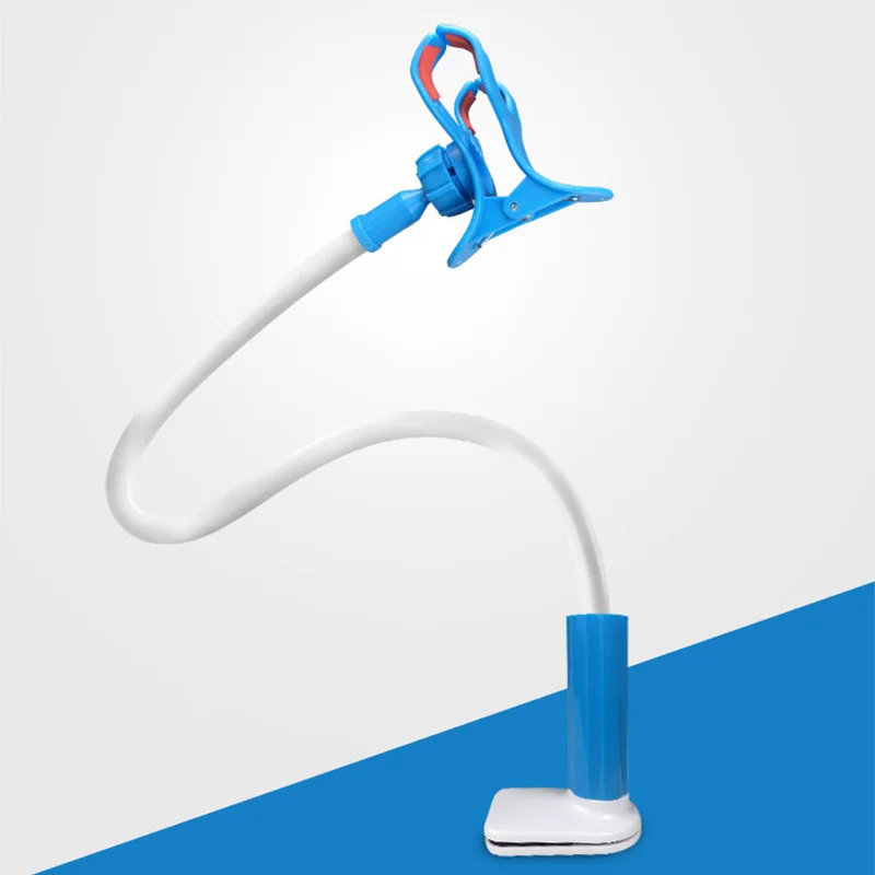 Universal Lazy Mobile Phone Stand Car Phone Holder Clip 360° Flexible Desk Table Bed Clips Bracket Phone Stand For IPhone Xiaomi