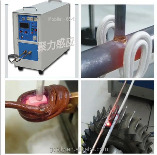 High Frequency Induction Heater Brazing Pipe Induction Welding Machine Copper Tube Aluminum Pin Silver Pipe Welding Brazing