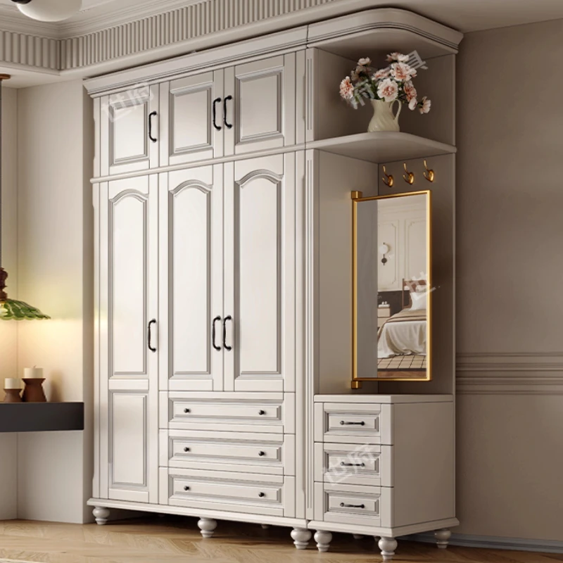 Living Room Luxury Wardrobes Storage Women Girls White Home Wardrobes Closet Organizer Armario Armable De Ropa Bedroom Furniture
