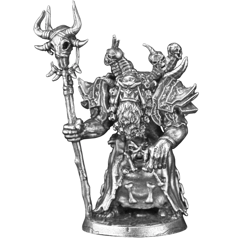 Cupronickel Metall Monster Soldat Actionfiguren Brettspielstück Desktop Auto Innenraum Miniatur Ornament Zubehör Figur