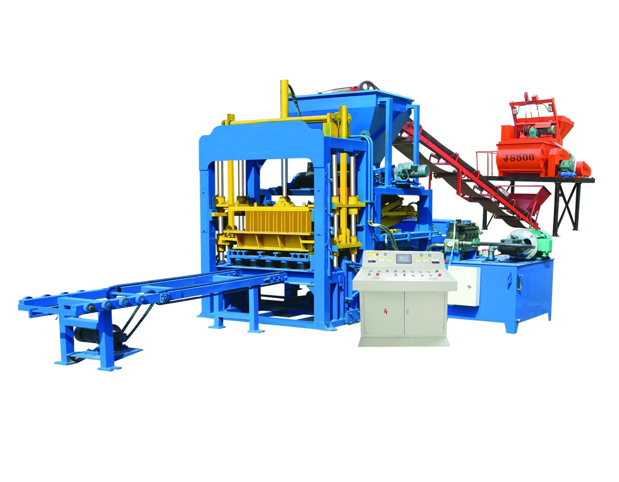 Automatic block machine price Brick machine interlocking in China