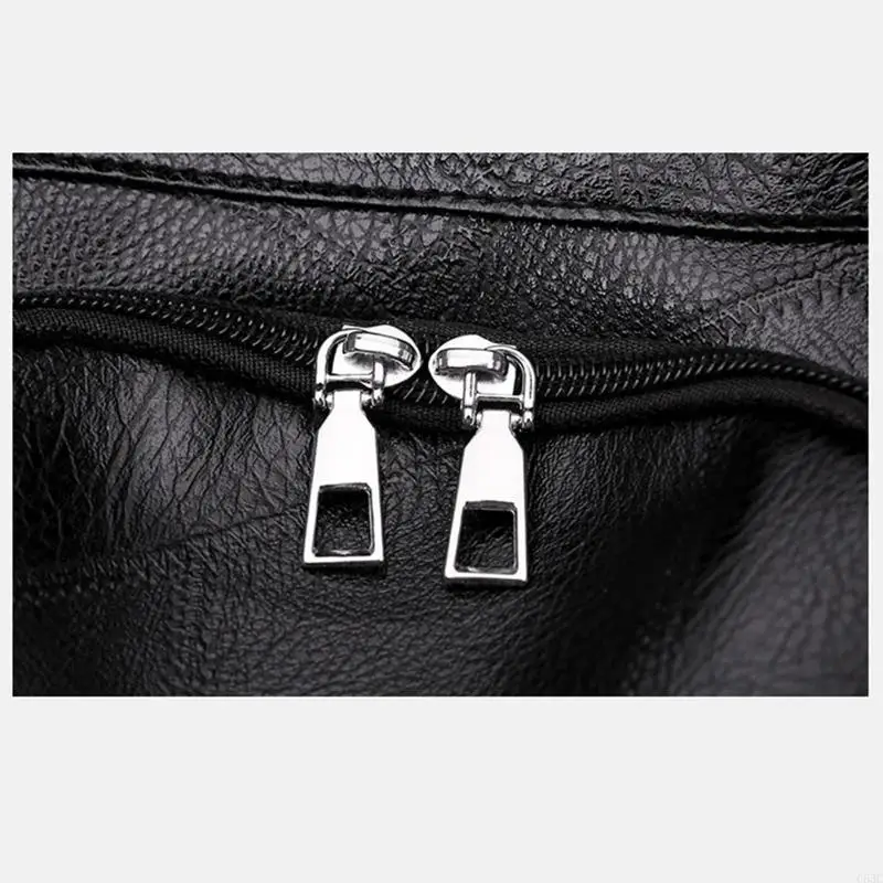 

C63C Women Backpack Purse PU Leather Anti-theft Casual Shoulder Bag Fashion Ladies Satchel School Bags