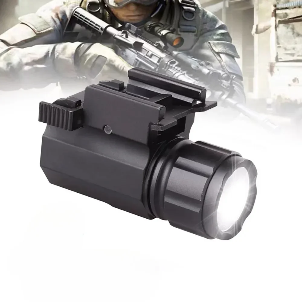 

Mini R5 LED Light Quick Release Tactical Flashlight Gun Light Outdoor Hunting Shooting for 20mm Rail Glock 17 19 18C 24