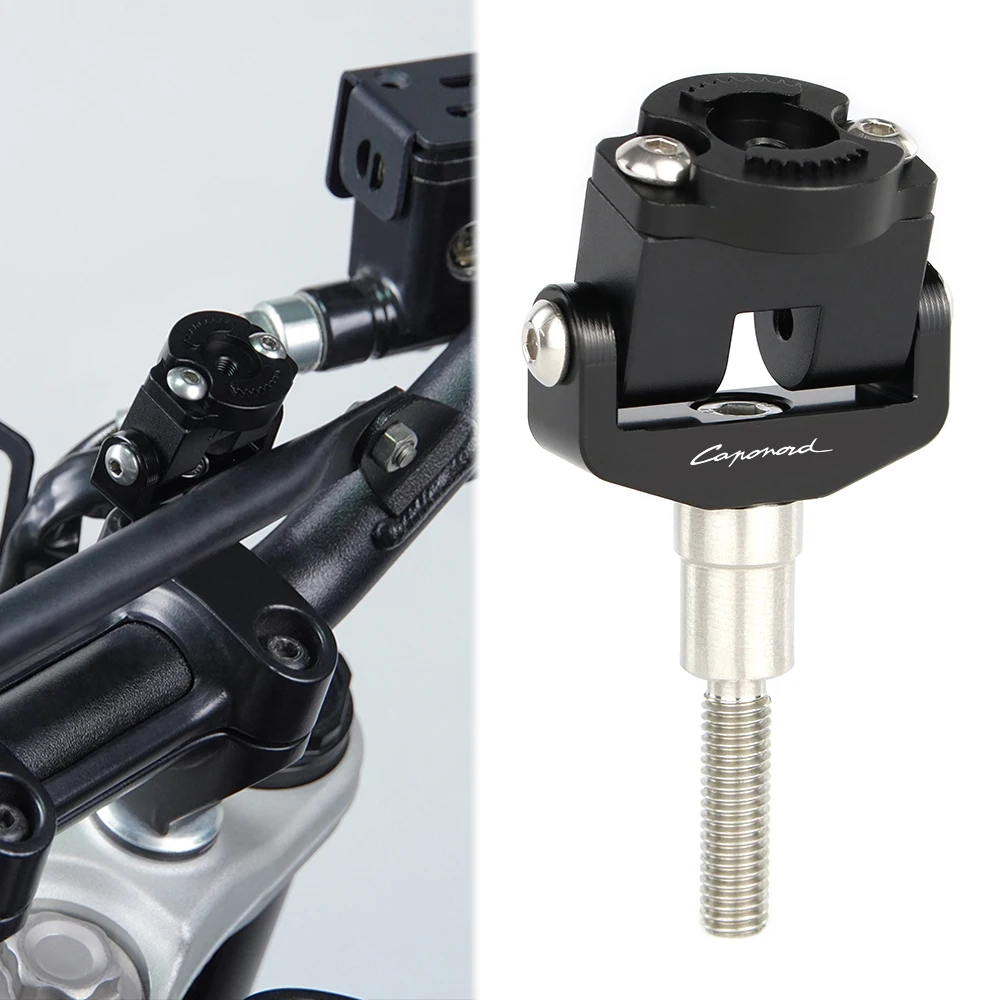 

Motorcycle For Aprilia RSV Tuono V4 Factory ETV 1000 CAPONORD 1200 SL 750/900 Shiver Mana 850 Handlebar Clamp M8 Bolts GPS Mount