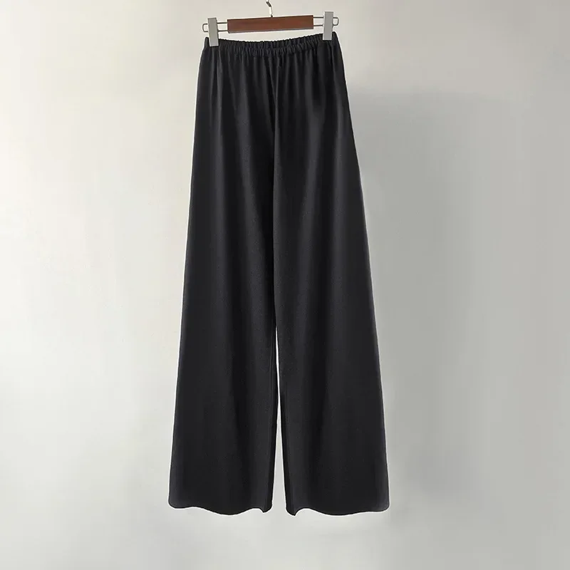 new Winter High Density Merino Wool Air Pants Wide Leg Pants for Women