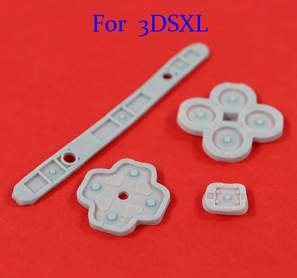 1Set/Lot Conductive Rubber Pad For 3DSXL LL 3DS XL LL Left Right LR L R L/R Left Right L+R Rubber Keypad Conducting Button Pad