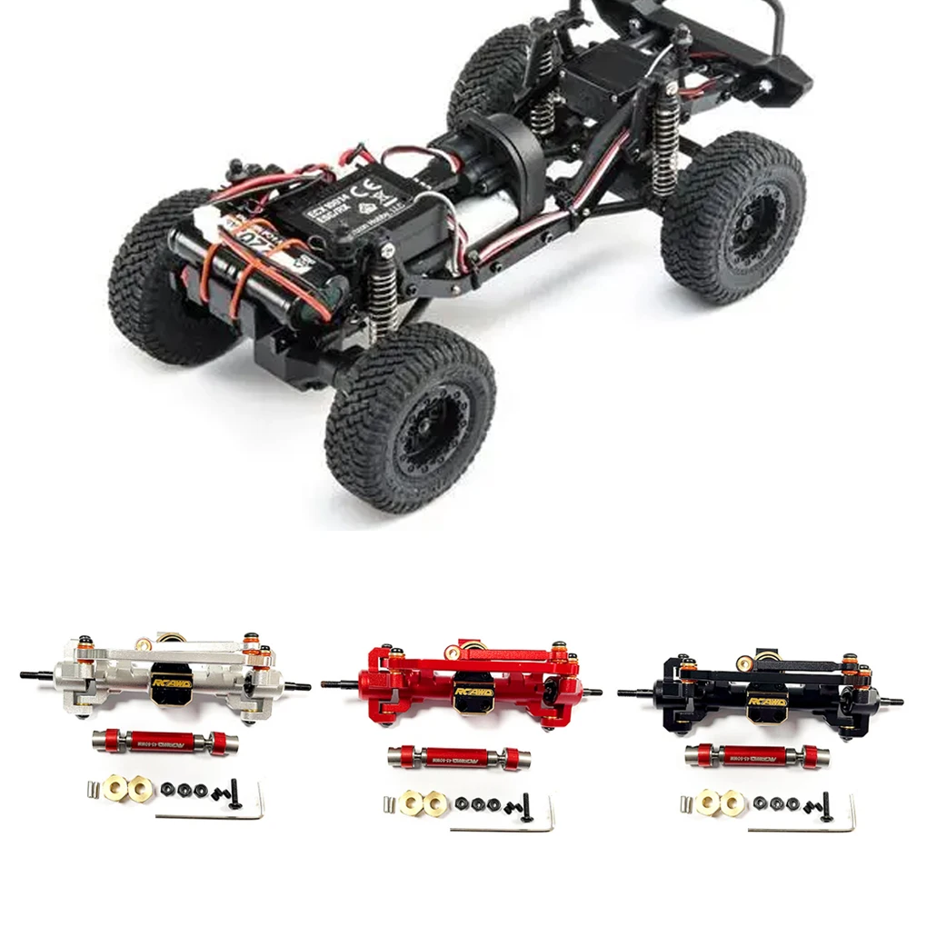 RCGOFOLLOW Front Axle RC Car Part Better Stability Rc Front Axle For 1/24 ECX Barrage Crawler RC Upgrade Part RC Car Accessories