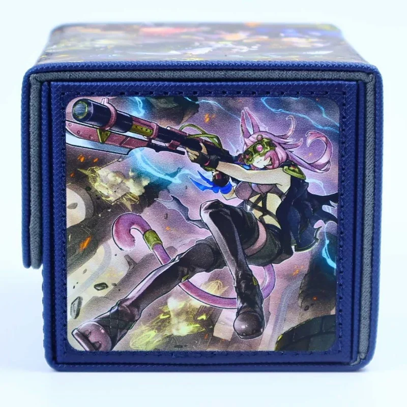 Yu-Gi-Oh! Card Case Tri-Brigade Ferrijit the Barren Blossom Diy Portable Collection Card Storage Box Anime Action Toy Figures