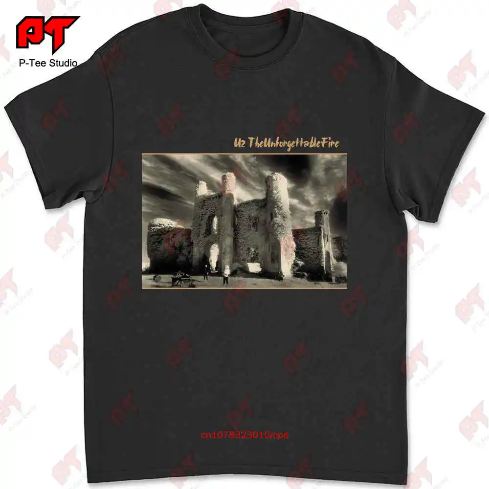 U2 The Unforgettable Fire Album Rock Band T-shirt 3AQ7