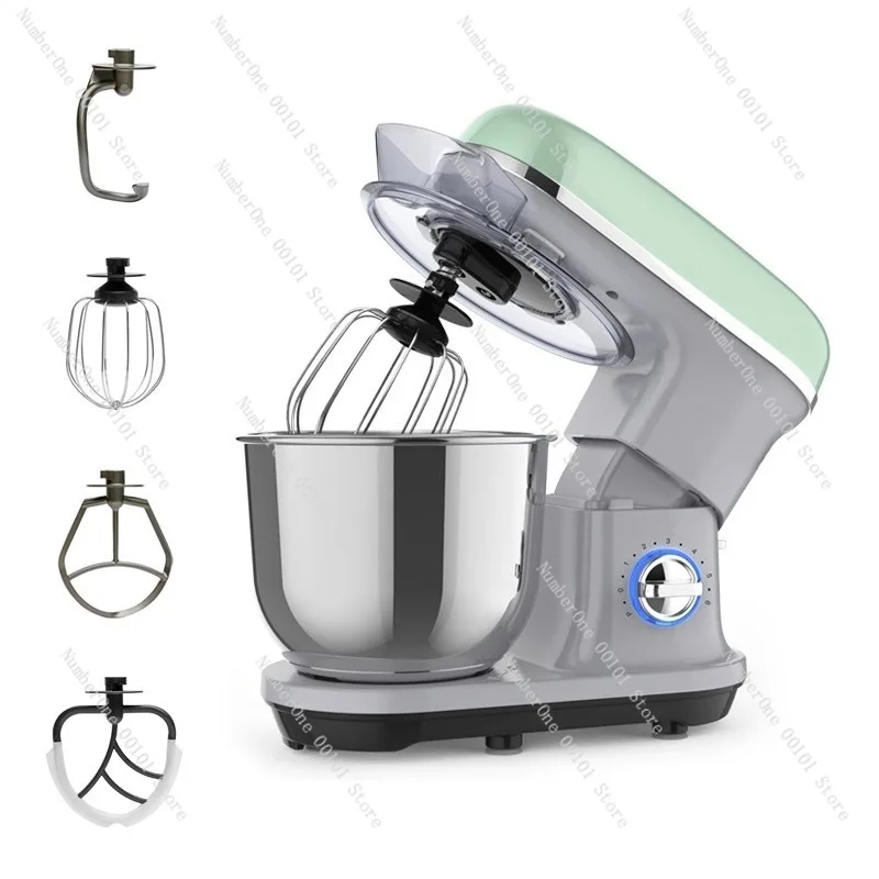 Robot Pâtissier Multifonction Silencieux pour Pétrir la Pâte et Préparer les Nouilles, Capacité 5L, Appareil de Cuisine Domestique Personnalisable Chef