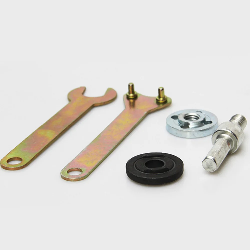 

2pcs Angle Grinder Wrench Durable Carbon Steel Disassembly Tool for 100mm Grinder Spanner Lock Nut Accessories Repair