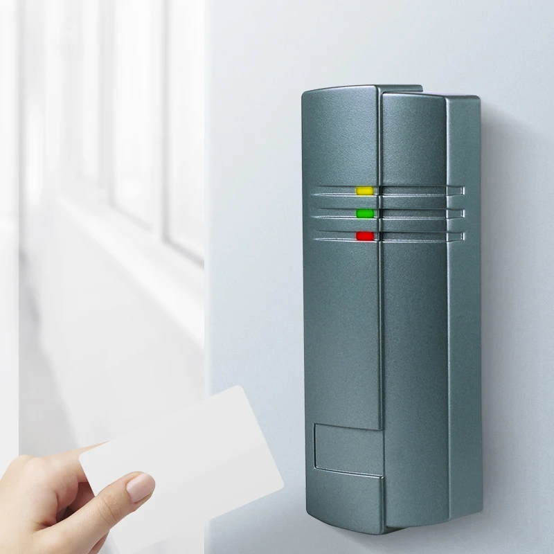 ü ID/IC RF Card Reader Outdoor Waterproof, Anti Metal Interference, ABS Material, RS485/RS232 Card Communication Reader