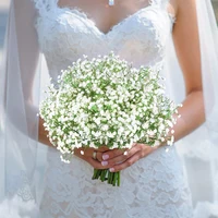 1Pcs 63cm Babies Breath Artificial Flowers Plastic Gypsophila DIY Floral Bouquets For Handmade Wedding Party Home Decoration 4