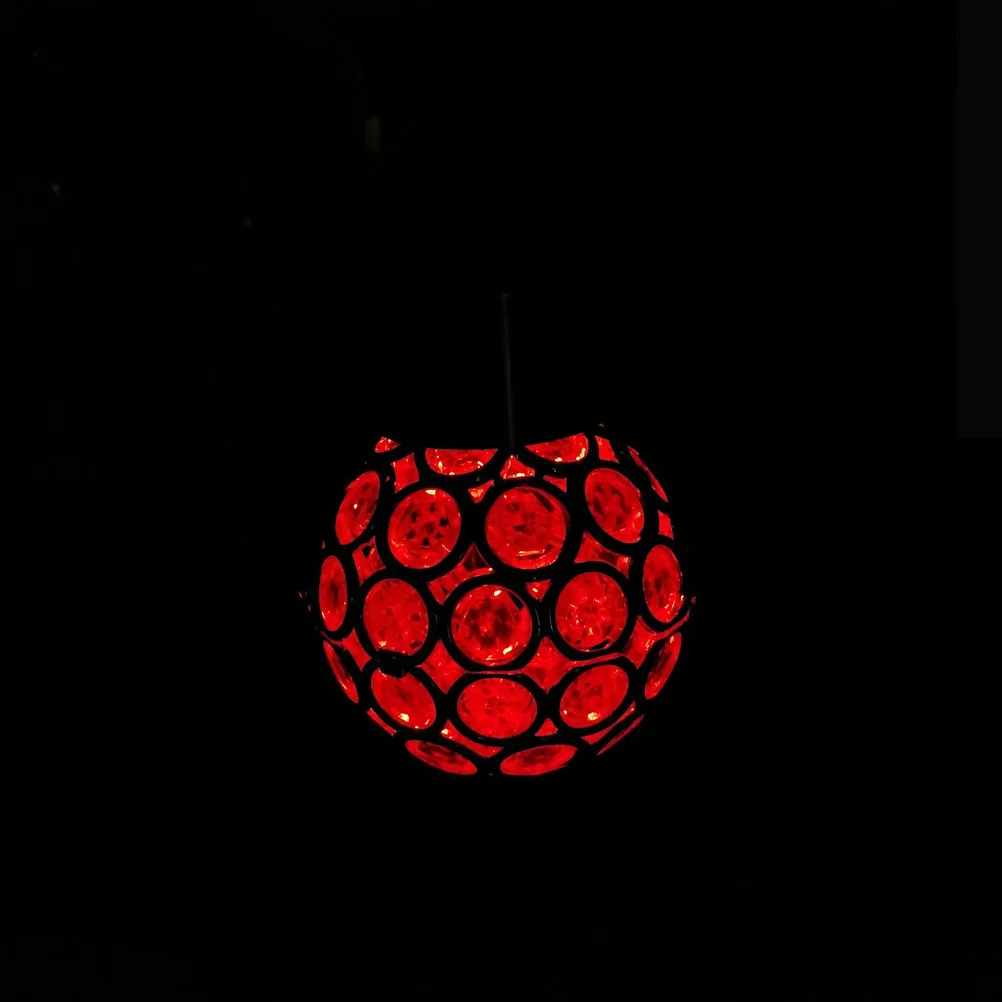 

Solar LED Hanging Waterproof Outdoor Garden Light Multicolor Rotatable Portable Lamp Ideal for Camping Party Emergency