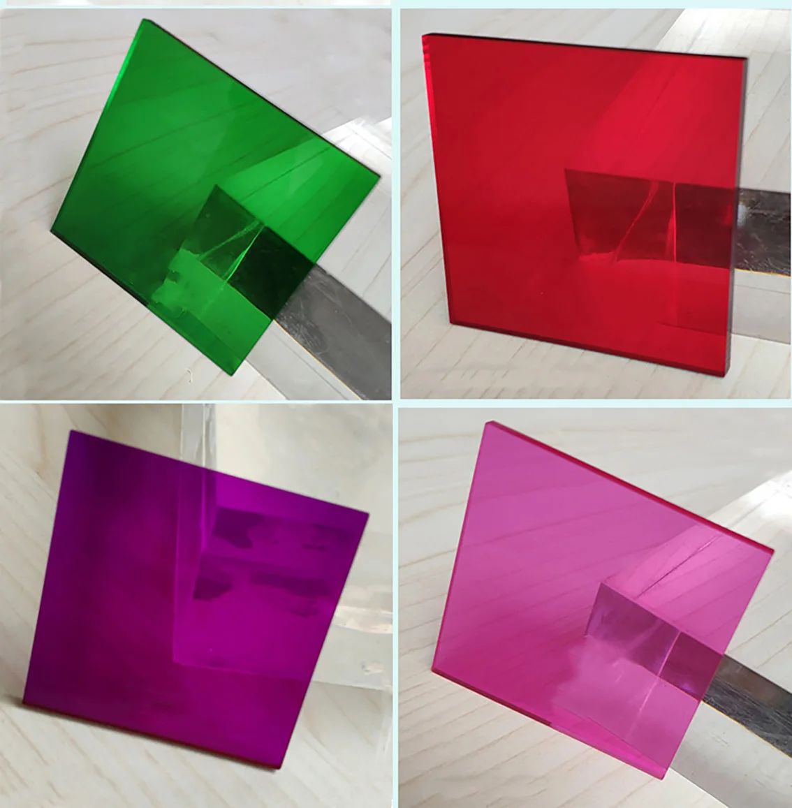 1Pcs Color Transparent Plastic Board Thickness 3mm/5mm Model Sheet Material for DIY Model Part Accessories