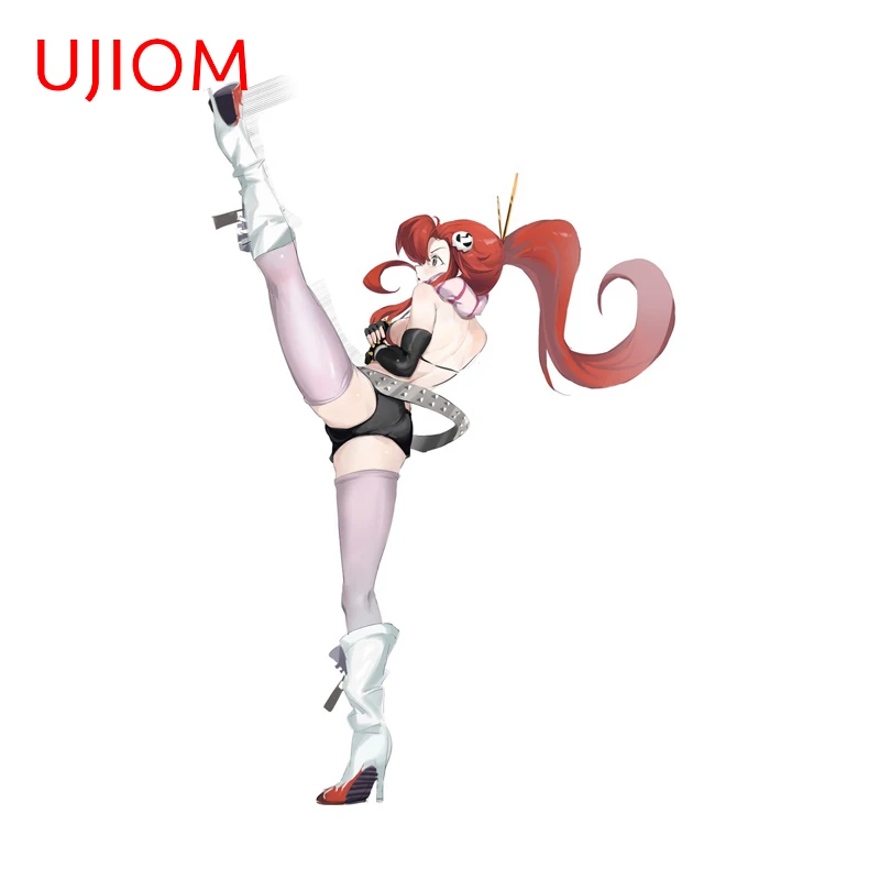 UJIOM Yoko Littner Split Kick Wall Sticker Anime Girl Creative Scratch Proof Vinyl Decal Computer Host Decoration Accessories