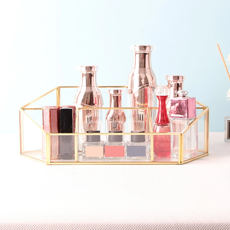 Europe Metal Makeup Brush Storage Tube Eyebrow Pencil Jewelry Organizer Jewelry Classification Storage Rack