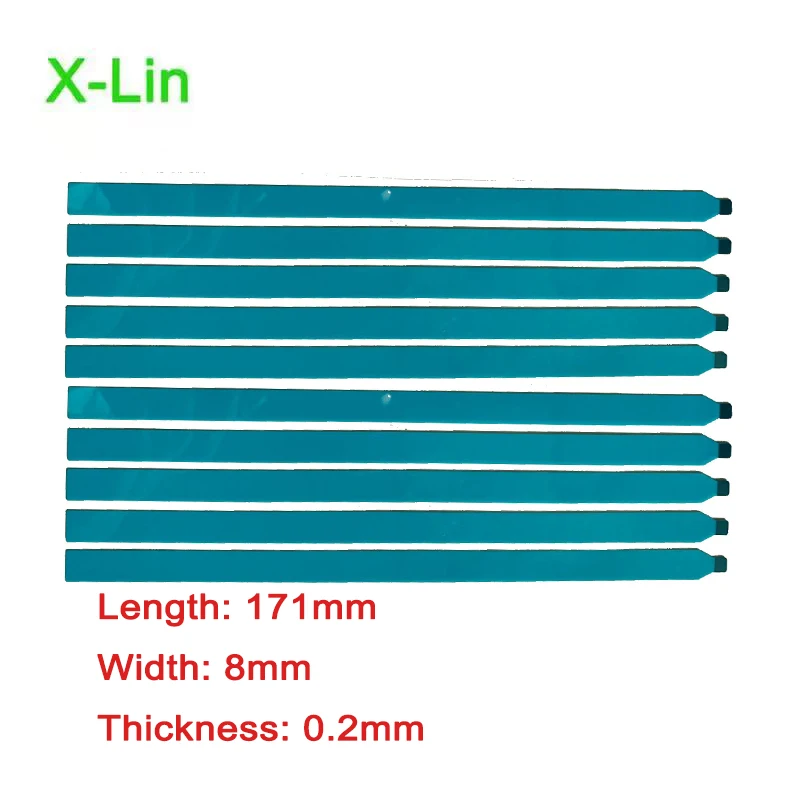 171mm * 8mm * 0.2mm nadaje się do laptopa łatwy do wyciągnięcia samoprzylepny ekran LCD klej akumulatorowy podwójne boki pokryte klejem