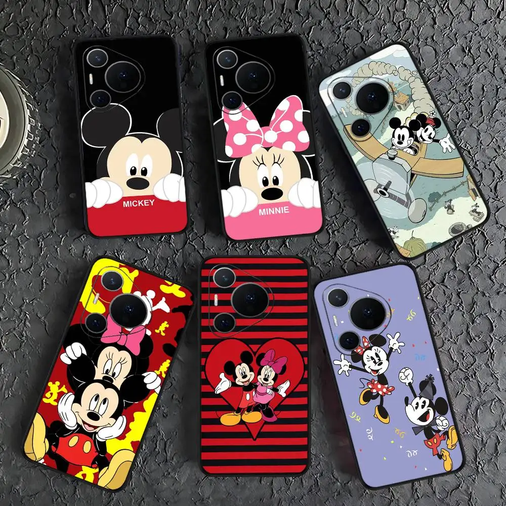 Funda de teléfono M-Minnie M-Mickey para Huawei P 8 9 10 20 30 40 50 Pro Lite Psmart Honor 10 lite 70 Mate 20lite