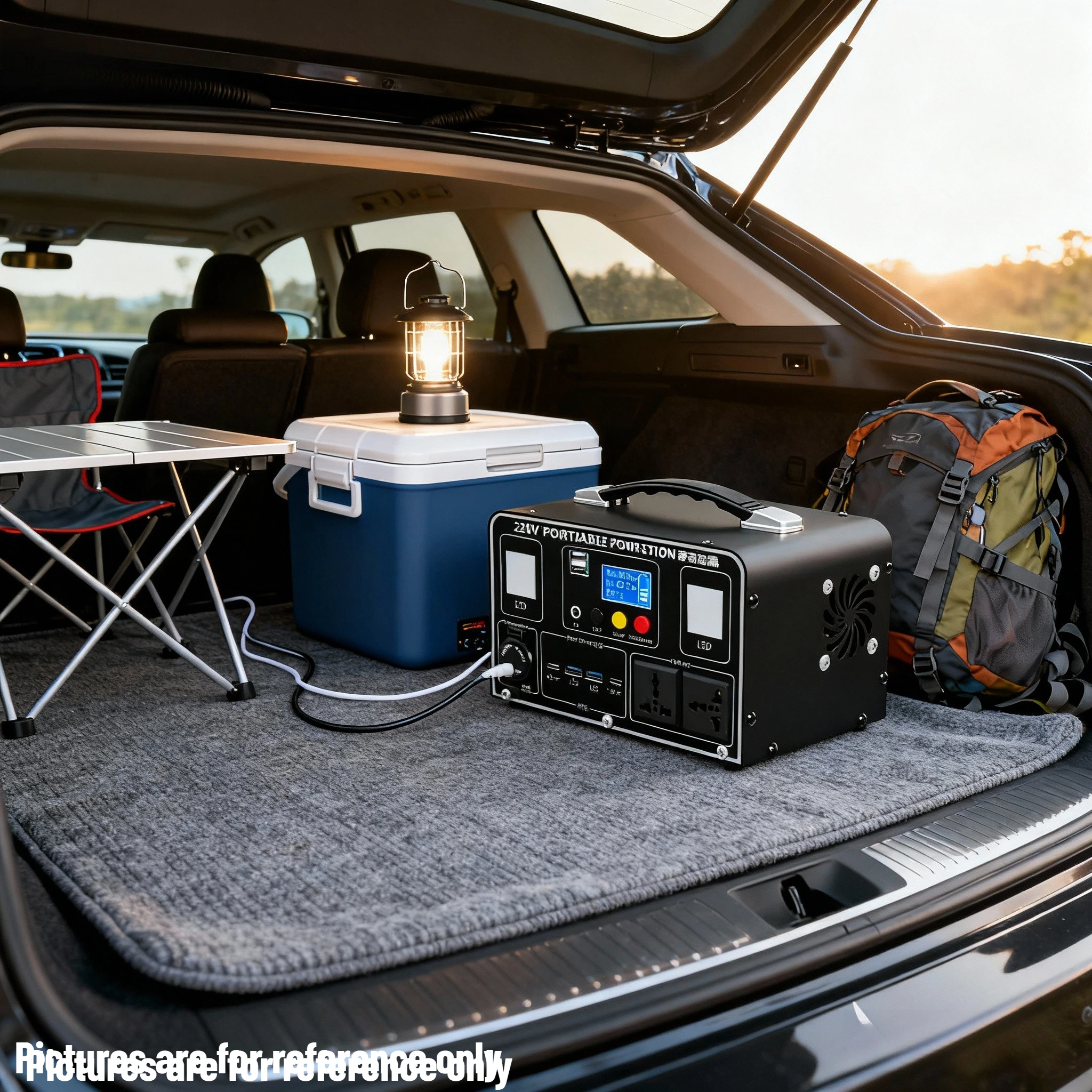 300W Portable Power Station120WH High Power Output with 220V AC Outlet for Camping Outdoor Home Emergency Power Station Portable