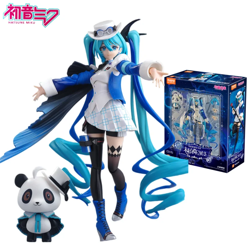 

Original Blokees Hatsune Miku Miracle Version Miku With You 2025 Assembling Figurines Collectible Action Figure Model Kt Gift