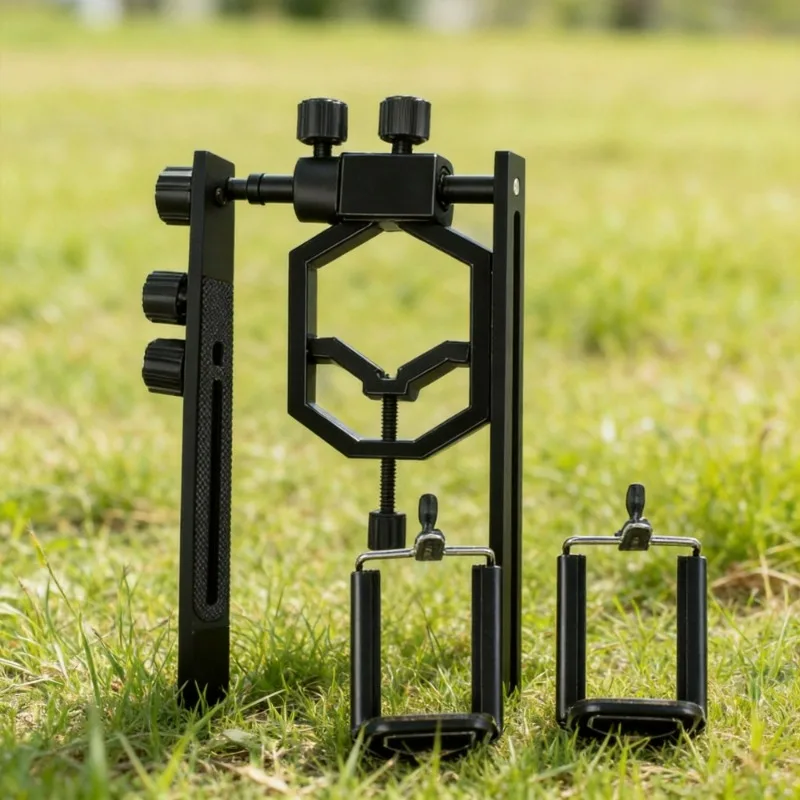 

Angeleyes Telescope Mobile Phone Clip Stand Photography Stand for Digital Camera Camping Travel Exploration Accessories
