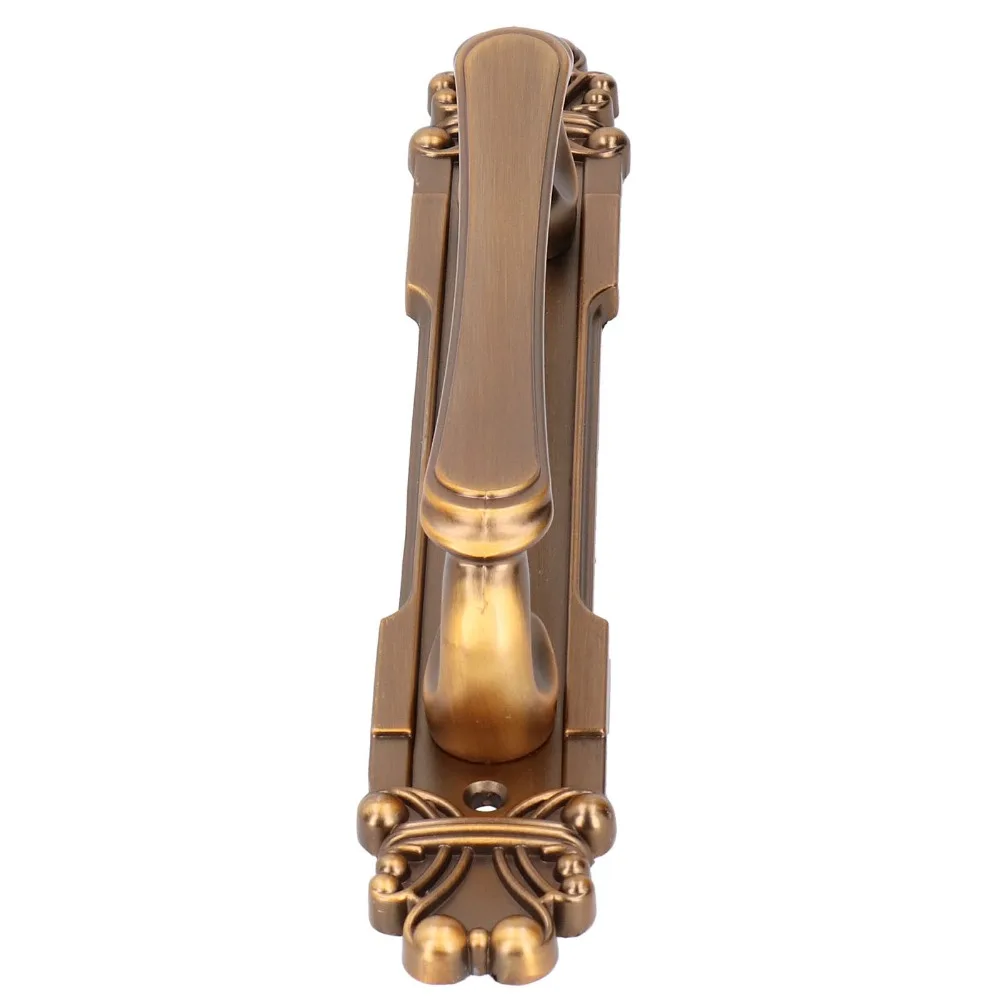 Durable 195mm Hole Distance Cabinet Handle Brass color Aluminum alloy Drawer Pull Handle Closet Cabinet Handle Bedroom