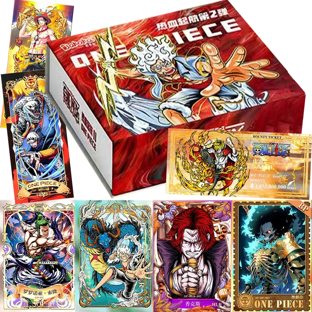 

Anime One Piece Hobby Collection Cards Monkey D. Luffy Exclusive Customization Cool Hot Blooded Battle Trading Cards Xmas Gifts