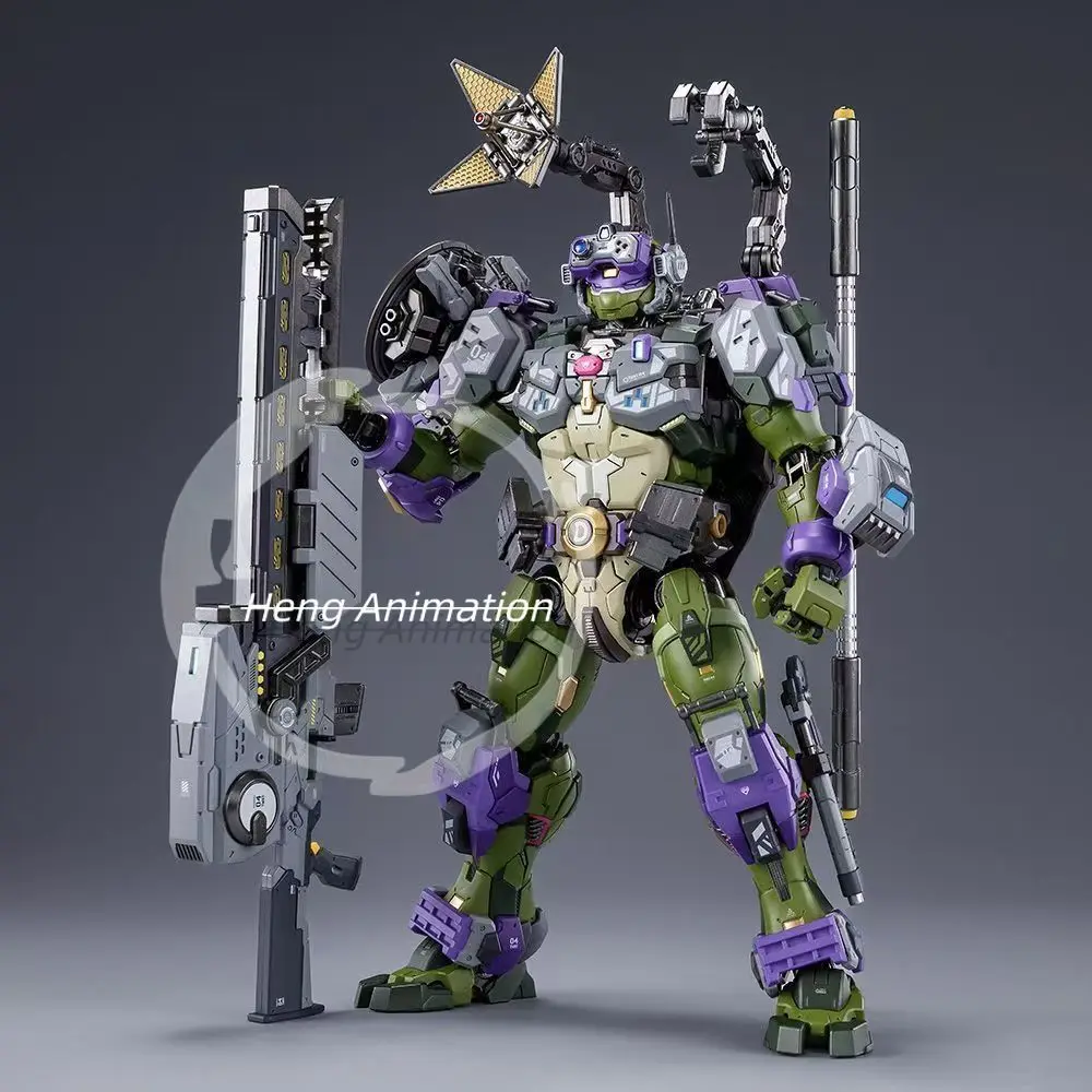 HEATBOYS Ninja Turtles Donatello Alloy Armor نموذج جاهز للتجميع لعبة عصرية تمثال أنيمي
