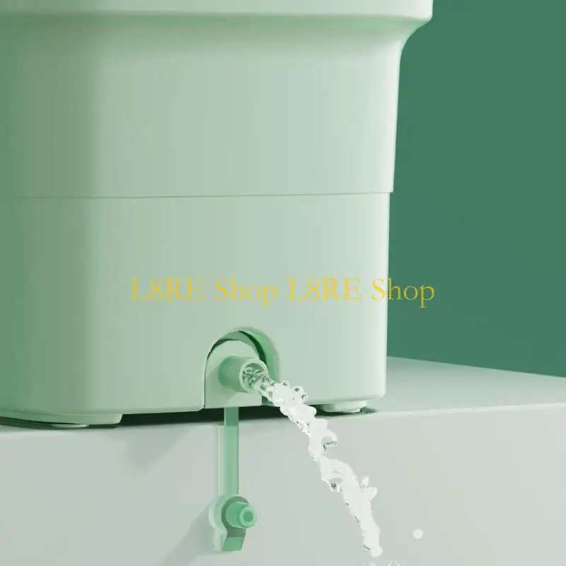 L8RE 3.2L Foldable Mini Washing Machine Portable Clothes Cleaner For Travel Dorm