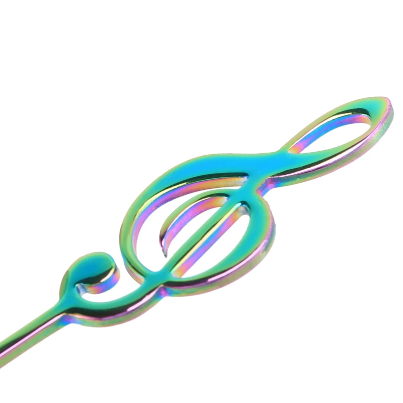 

Ложки для музыкальных нот, 6 упаковок, креативные милые чайные ложки, кофейные ложки в форме музыкальной ноты 18/10 из нержавеющей стали для персонала