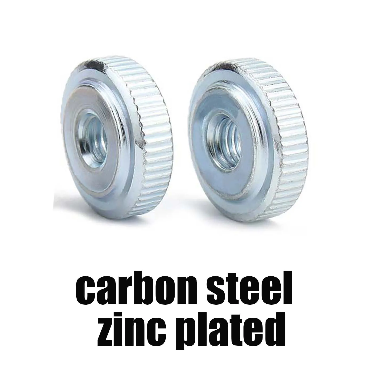 2/5/10pcs M2 M2.5 M3 M4 M5 M6 M8 M10 304 Stainless Carbon Steel Zinc Nickel Plated Adjust Leveling Knurled Toolless Thumb Nut