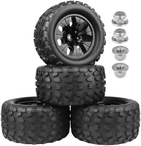 

Шины для радиоуправляемых грузовиков 1/10, 2.8 дюйма, Monster Tires, с шестигранным креплением 12 мм, для Traxxas Redcat, 4 шт.