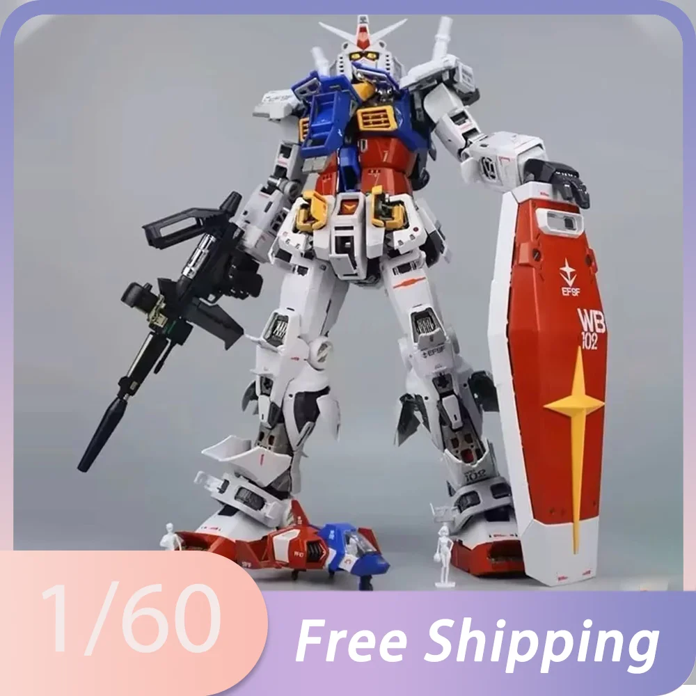 1/60 Daban Pgu Pg 2.0 Rx-78-2 High-Precision Framework Assembly Action Figure Doll Model Kit Figures Collection Toy Holiday Gift