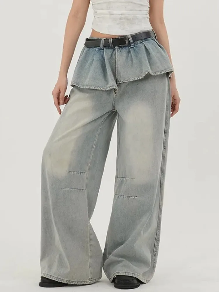 High Waist Slimming Jeans Women's Casual Faionable New 2025 Spring Summer Autumn High Hemline Denim Skinnies Ladies Trousers