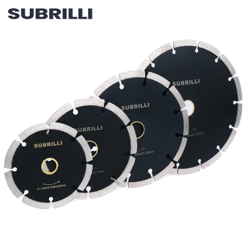 SUBRILLI 4/5/6/7 Inch Diamond Saw Blade Segments Dry Wet Cutting Disc for Marble Concrete Porcelain tile Circular Diamond Disk