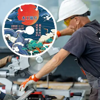 JUSTINLAU 105/115/125mm ahşap kesme diski çok amaçlı katı ahşap kurulu PVC ağaç İşleme testeresi bıçak açılı taşlama kesme tekerleği