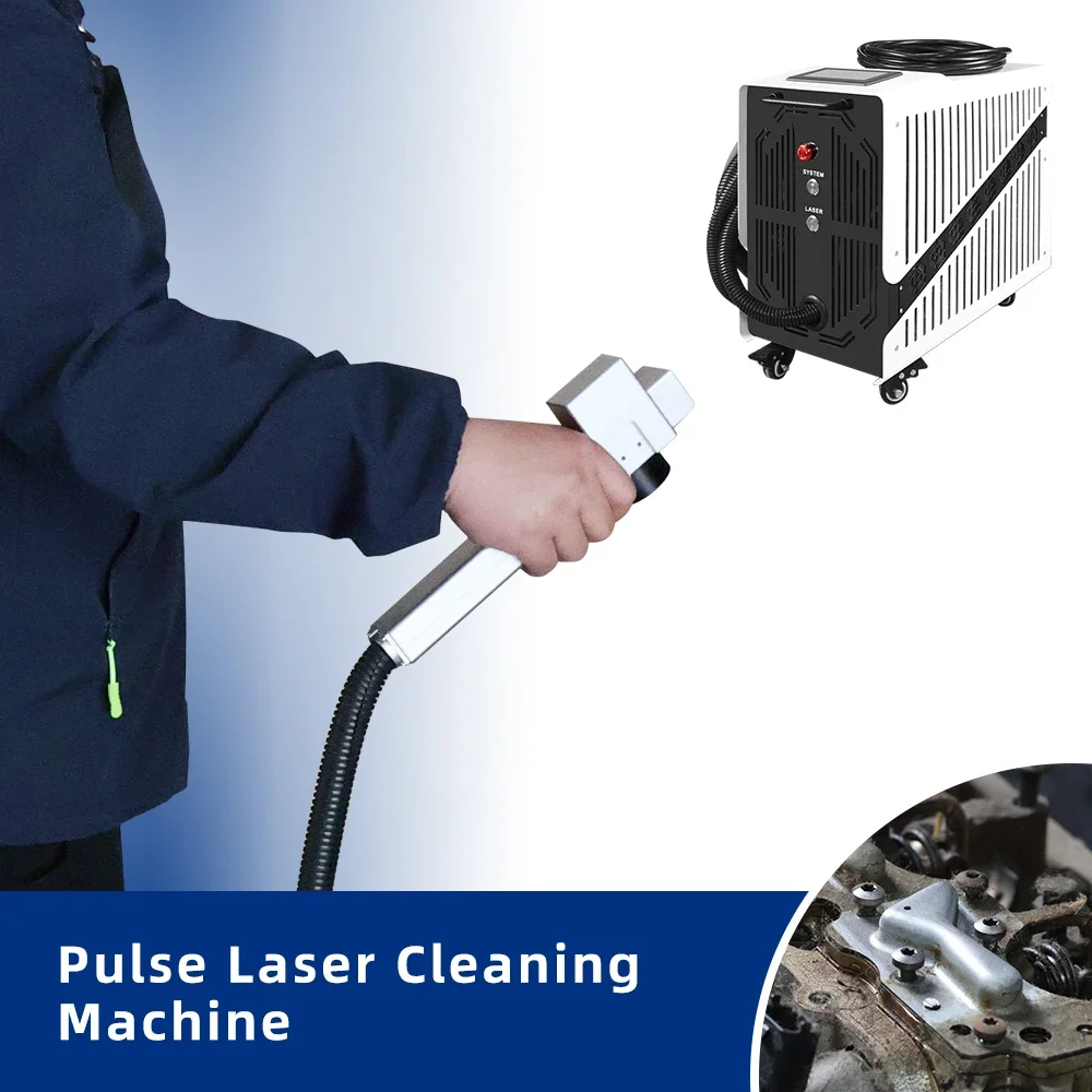 Macchina per la ruggine e la pulizia da 100 W Nessuna personalizzazione del supporto per l'inquinamento zero dei materiali di consumo