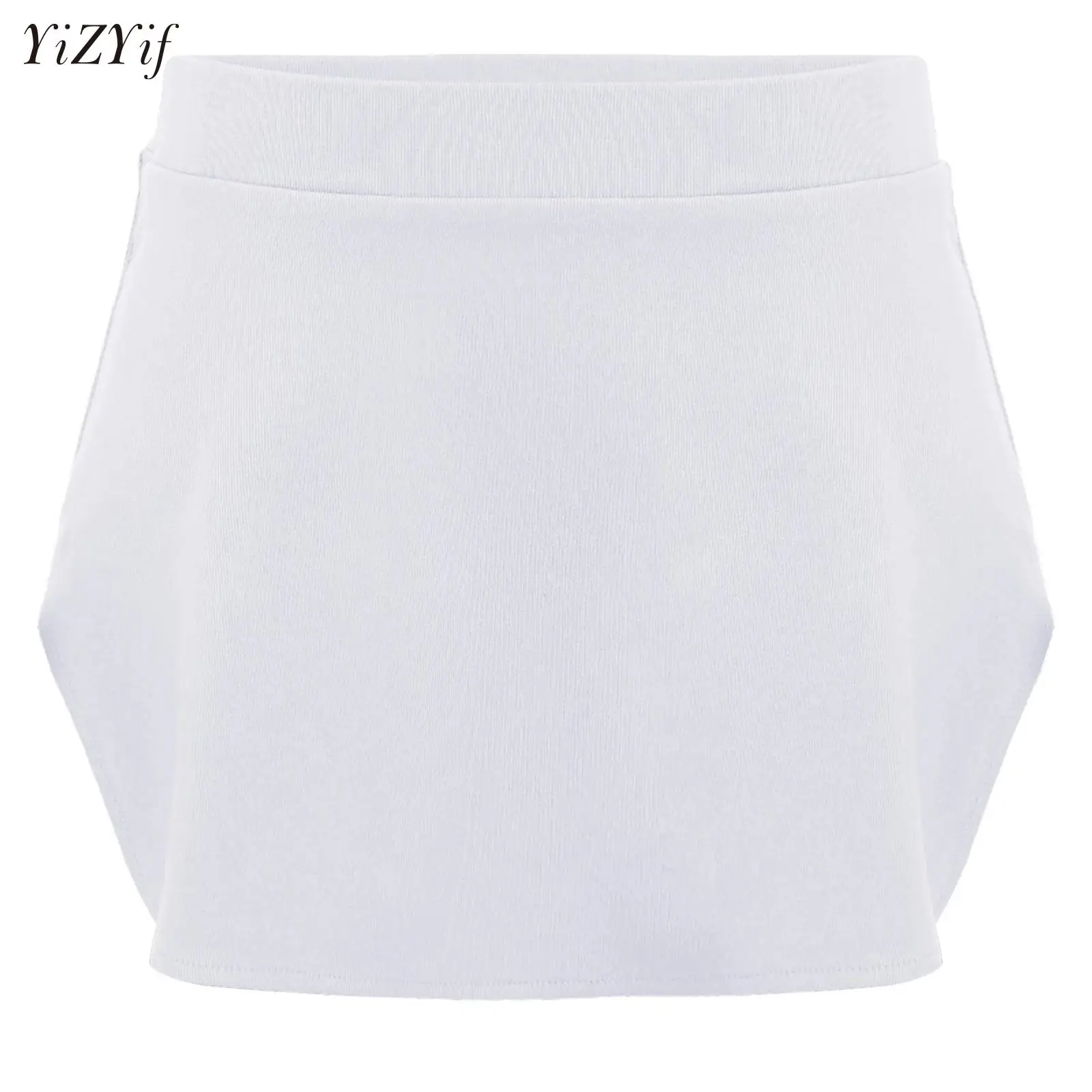 

Ballet Skirts for Kids Girls Dance Skirt Dress Black White Ballet Tutu Ballerina Dancewear Side Split Ballet Short Skirt