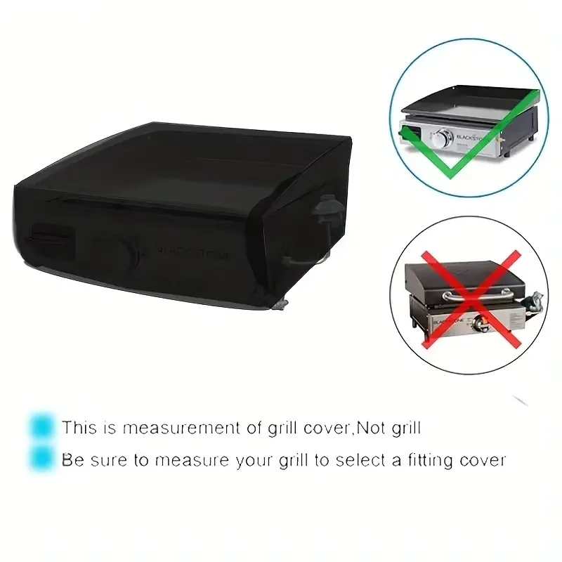 غطاء شواء ثقيل، إغلاق برباط قابل للتعديل، للتخييم، الفناء الخلفي، ملحقات شواء الشاطئ #4