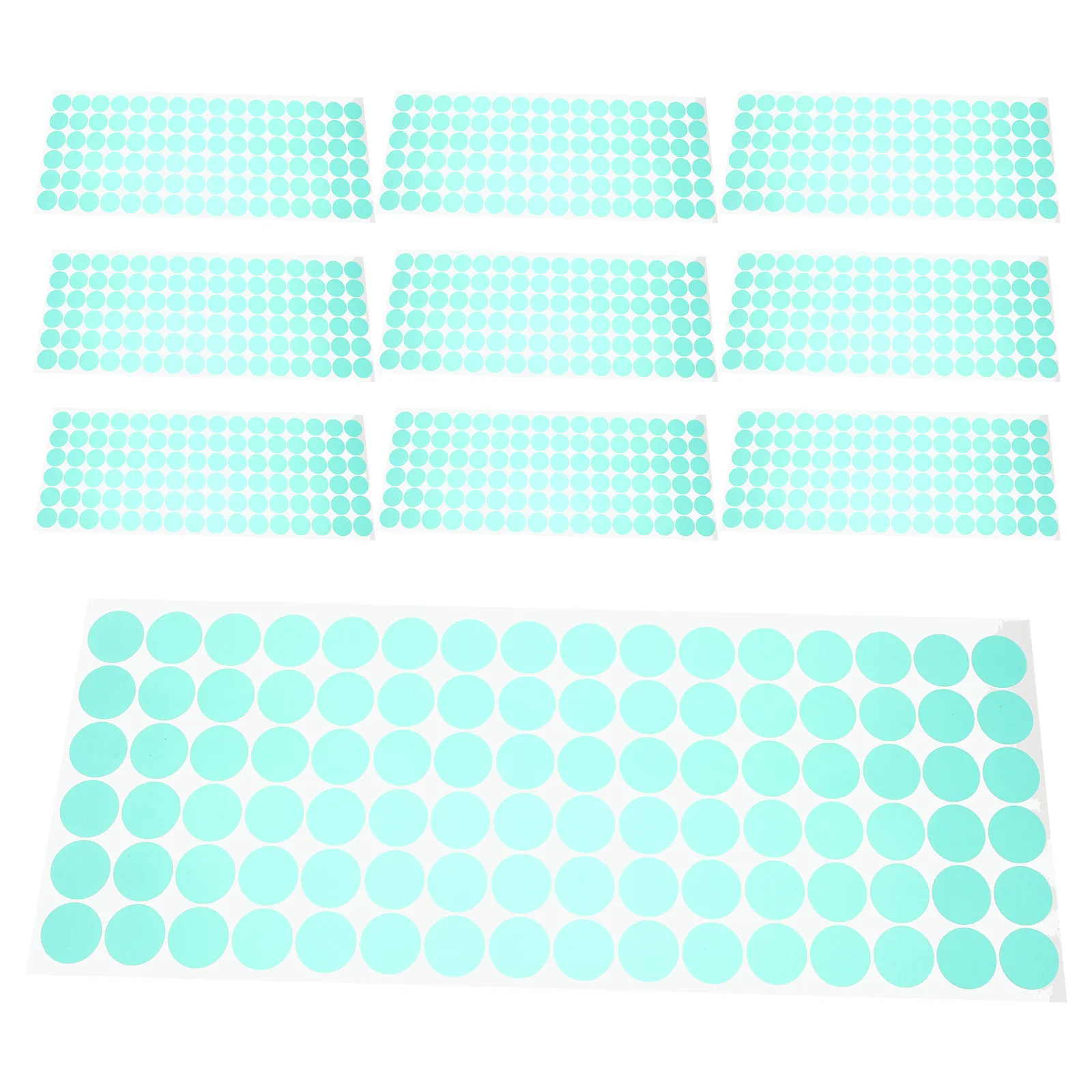 1000pcs-green-high-temperature-masking-discs-heat-resistant-pet-adhesive-dots-strong-bond-insulation-powder-spray-coating