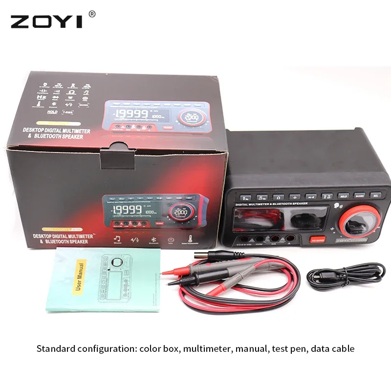 ZOYI ZT-5566SE Desktop Voice Multimeter Professional Digital Bluetooth 19999 Counts True RMS Auto Range DC/AC Meter