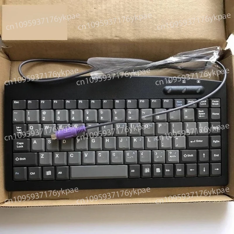 

Клавиатура 114A, 88-клавишная мини-клавиатура, промышленная компьютерная клавиатура PS/2, 96KB-88P2-B-CN1, мышь с круглым ртом